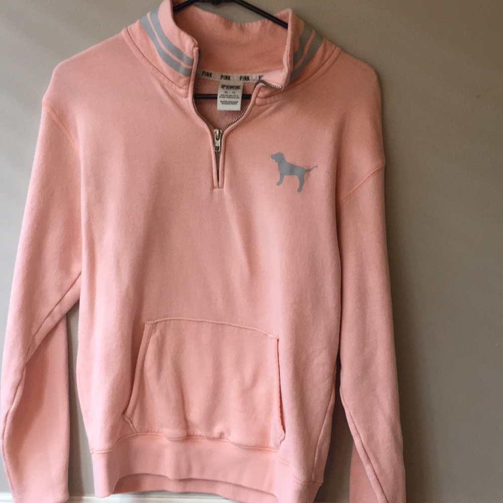 pink sweatshirt coral xs